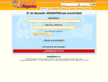 Tablet Screenshot of comerciosynegocios.com.ar